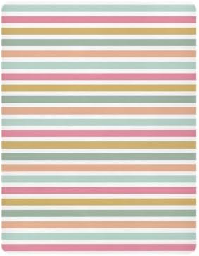 KICPOAY Multicoloured Crib Sheets for Baby Toddler