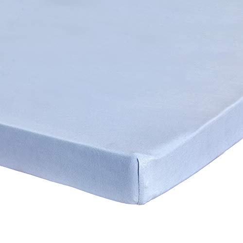 Pack n Play Fitted Sheet - Solid Blue 27x39