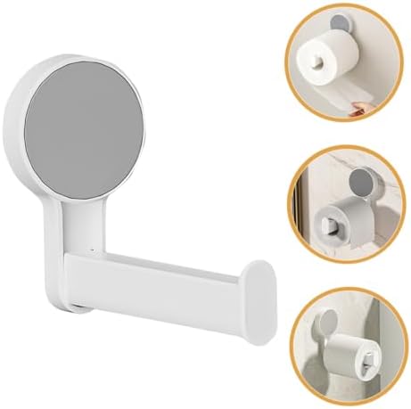 Wall Mount Toilet Paper Holder Space-Saving Bathroom Holder