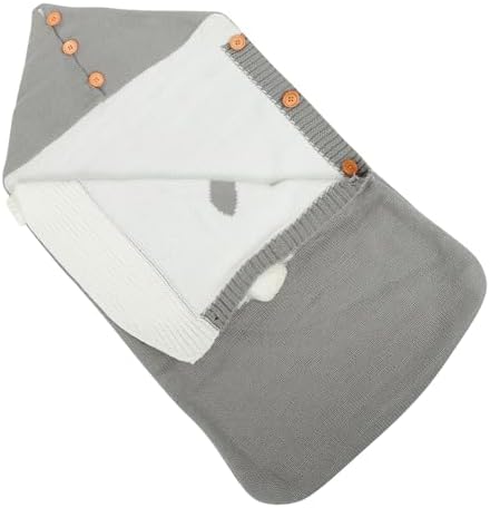 SUPVOX Adorable Rabbit Swaddling Blanket for Newborns