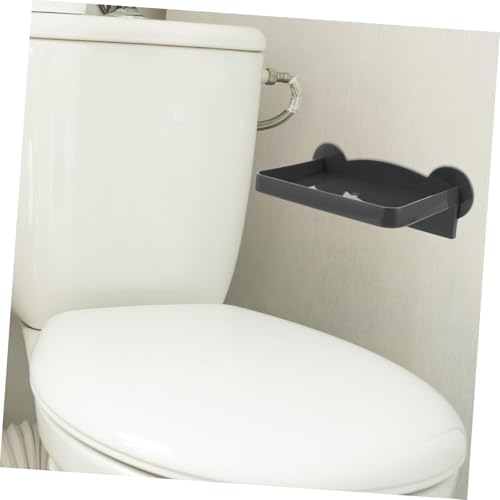 UTHCLO No Drill Toilet Paper Holder with Shelf