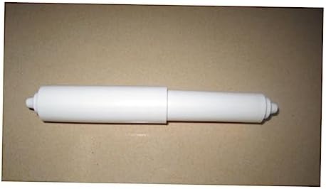 LALAFINA 4pcs White Toilet Paper Holder Roller Spring Loaded Replacement