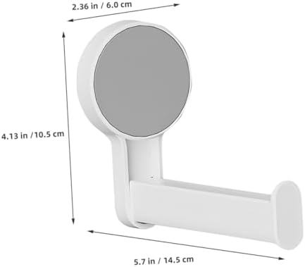 Wall Mount Toilet Paper Holder Space-Saving Bathroom Holder