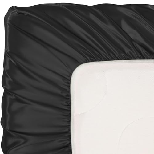 Pro Goleem Satin Crib Sheet for Baby with Soft Silky Texture