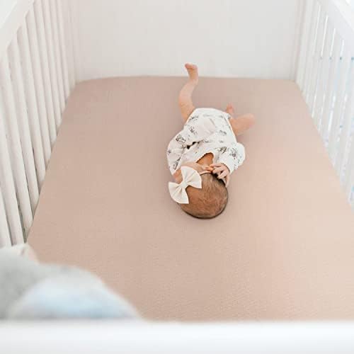GRSSDER 100 Cotton Muslin Crib Sheet 1 Pack