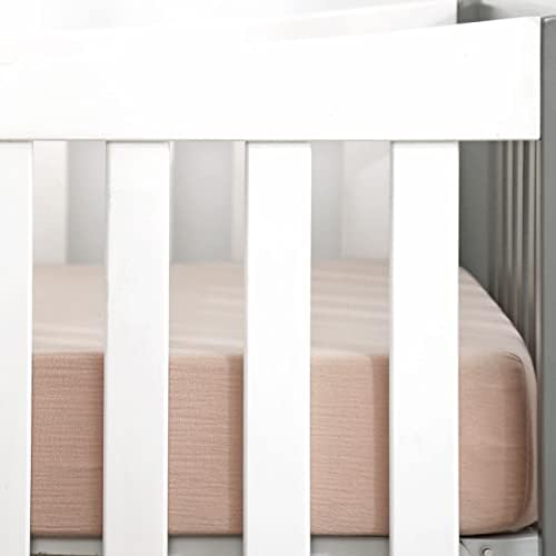 GRSSDER 100 Cotton Muslin Crib Sheet 1 Pack