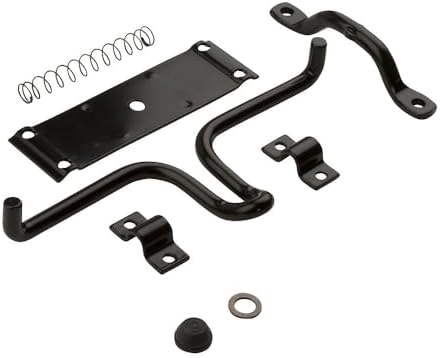 National Hardware N236-729 Stall and Gate Latch 0 Black