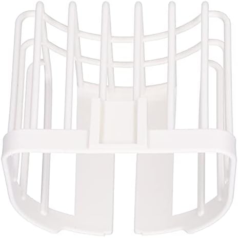 Jwthee Toilet Paper Holder - Wall Mounted ABS Adhesive Basket White