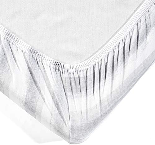Lush Decor 2 Pack Organic Cotton Crib Sheets with Drop