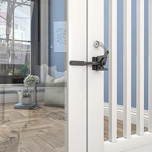 DEIHGE 2 Sets Replacement Wooden Fence Gate Spring Opener Cable Latch