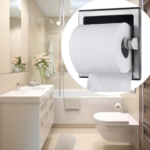 Eibhbuyey Toilet Roll Holder Roller Stainless Steel Spring Replacement