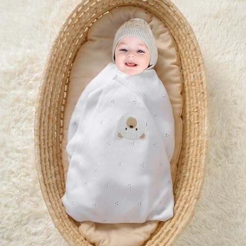 Mimixiong Organic Cotton Baby Blanket 40x30 Inch