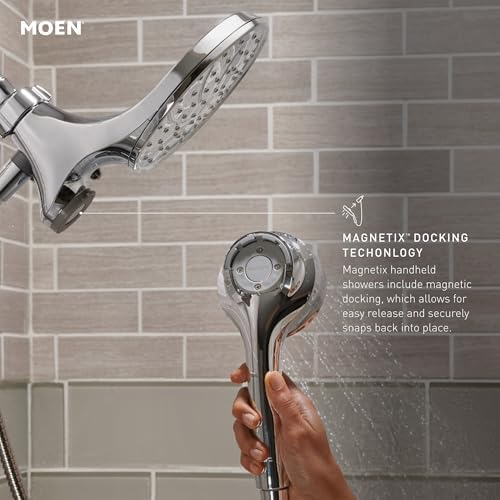 Moen Engage Magnetix Matte Black Handheld Showerhead