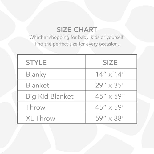 Little Giraffe Luxe Blanket with Satin Trim - 29x35 Inches