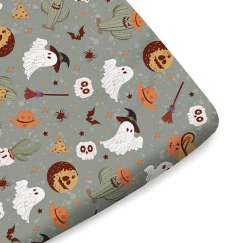 KASTLEE Halloween Cowboy Crib Sheets 52x28