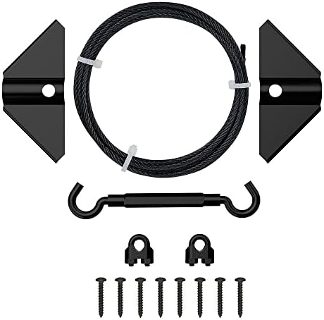 National Hardware Anti-Sag Gate Kit Black