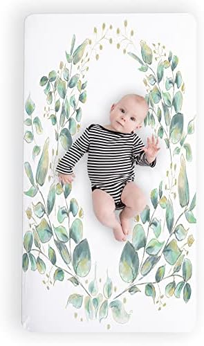 JumpOff Jo Fitted Crib Sheet Botanical 52x28