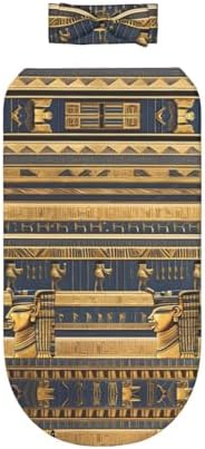 Egyptian Pharaonic Frescoes Baby Swaddle Set