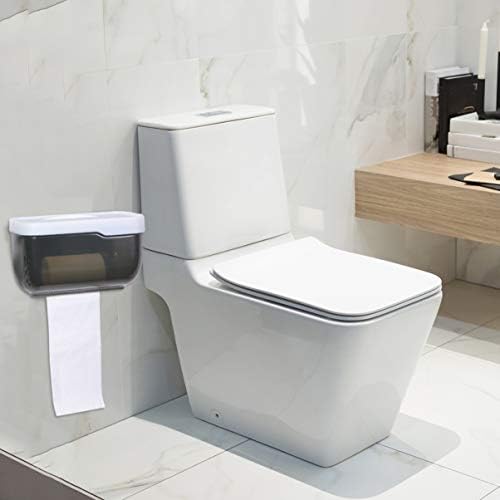 VICASKY Wall-Mounted Tissue Box Grey No Punching Required