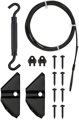 National Hardware Anti-Sag Gate Kit Black