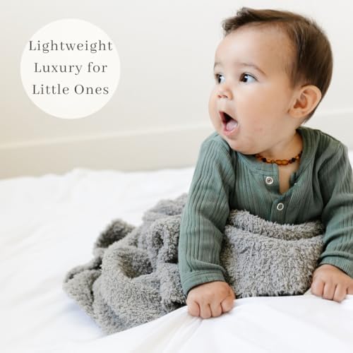 SARANONI Bamboni Luxury Baby Blanket Gray 30x40