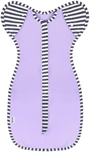 aQuooky Baby Blanket Sack with Arms Free Design Purple