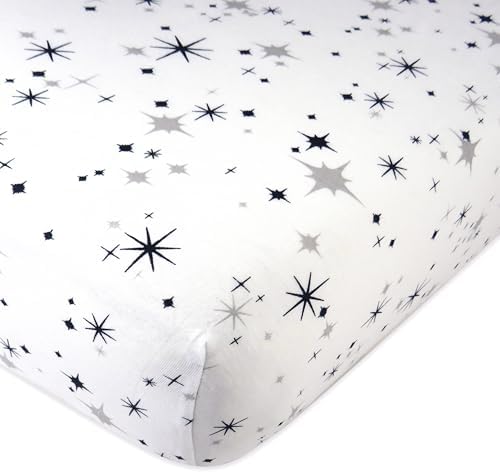 HonestBaby Organic Cotton Crib Sheet Set - Sketchy Floral Pink