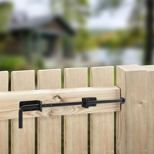 HOME MASTER HARDWARE 18 Black Cane Bolt Gate Latch