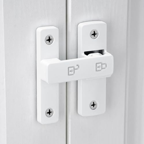 2 Packs 180 Degree Barn Door Latches with Screws