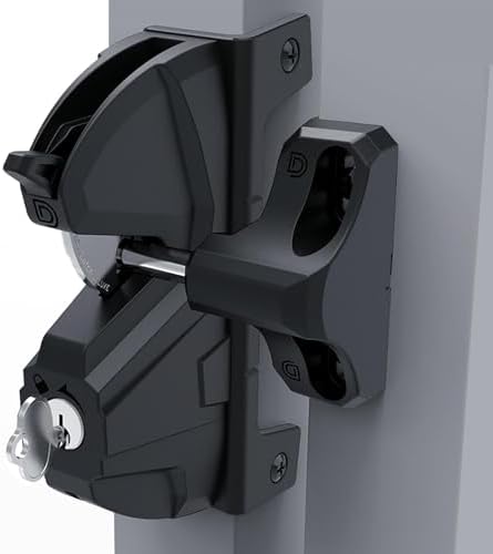 DD Technologies Lokklatch Deluxe Security Gate Latch - Black