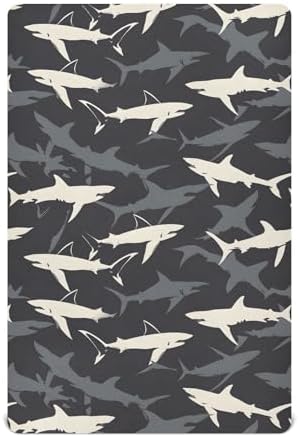 ALAZA Crib Sheets for Girls and Boys Soft Fitted Sheet