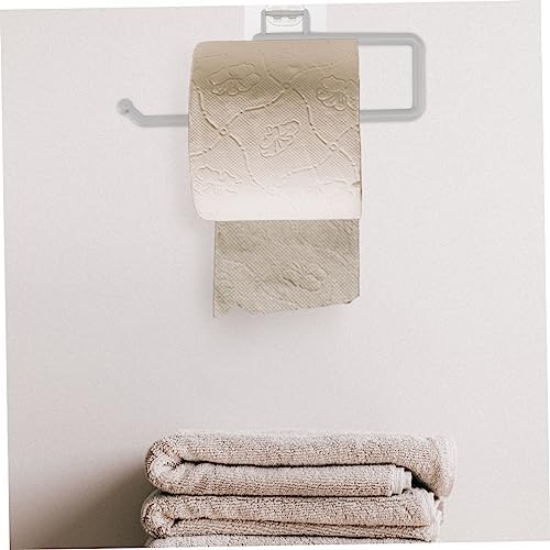 STOBOK Wall Mounted Toilet Paper Holder with Shelf