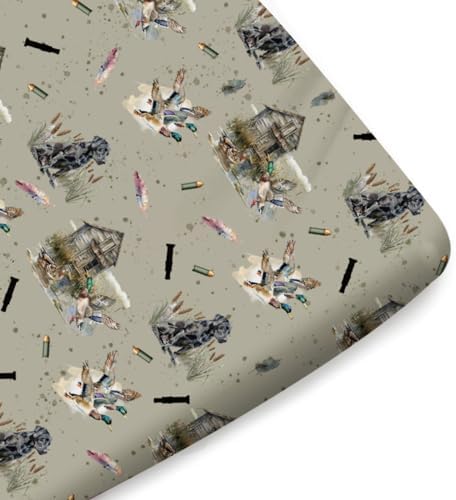KASTLEE Wild Duck Crib Sheet for Boys Girls 52x28