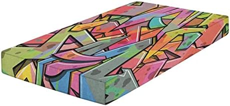XISUNYA Decorative Crib Sheet Set 28x52x8 Abstract Grunge Arrows
