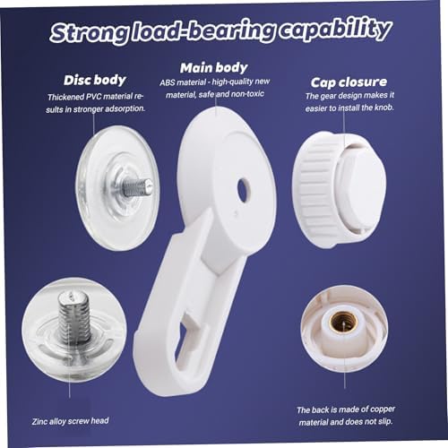 Peosaard Suction Cup Toilet Paper Holder with Towel Rack