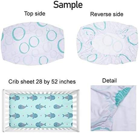 Noverbibi Rock Theme Crib Sheets with Name