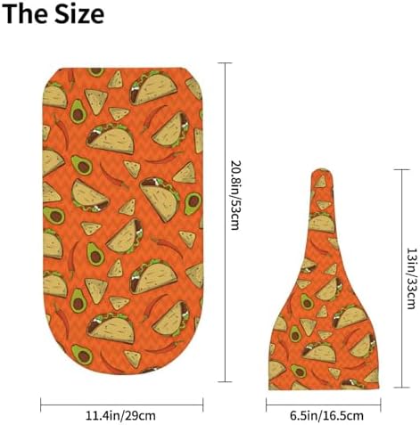 Lcokin Burrito Tortilla Taco Swaddle Blanket with Hat Set