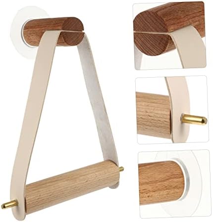 Uonlytech Towel Holder Wall Mount for Roll Paper and Cleaning Supplies 1