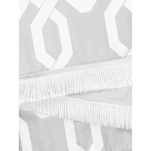 Little Giraffe Bliss Windowpane Blanket 30x40 Silver