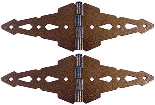 Bronze Wood Gate Hinges and Latch Kit