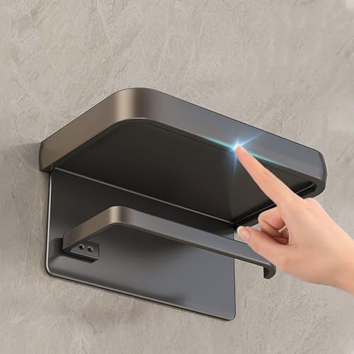 1PC Aluminum Alloy Toilet Paper Holder for Bathroom Storage