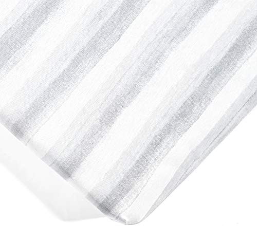 Lush Decor 2 Pack Organic Cotton Crib Sheets with Drop
