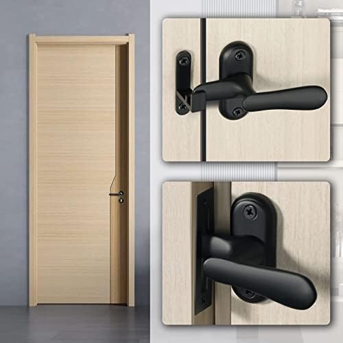SHAUNI Black 304 Stainless Steel Gate Latch 1Pcs