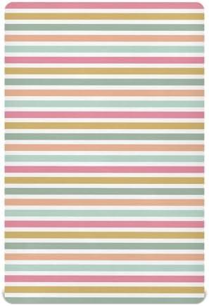 KICPOAY Multicoloured Crib Sheets for Baby Toddler