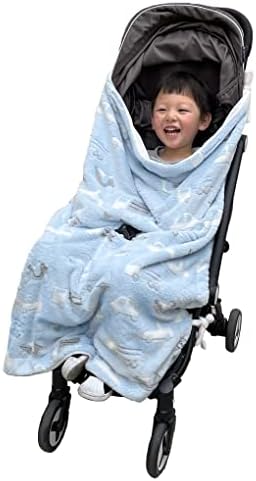 CozyMe Adjustable Stroller Blanket with Sun-Shade Function