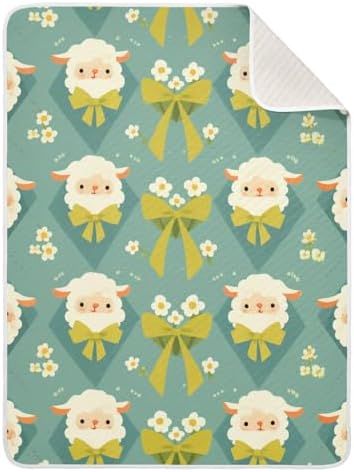 Sanluoli 30x40in Receiving Blanket with Stuffed Animal for Baby