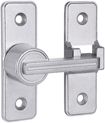 INIRET 2-Pack Heavy Sliding Barn Door Latches with Secure Lock