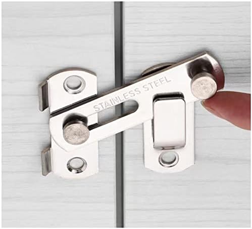 SHAUNI 90 Degree Right Angle Door Lock 1Pcs Black Large