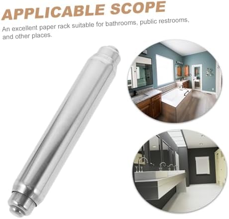 Stainless Steel Retractable Toilet Paper Holder Rod