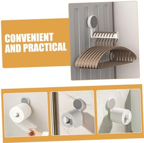 Wall Mount Toilet Paper Holder Space-Saving Bathroom Holder